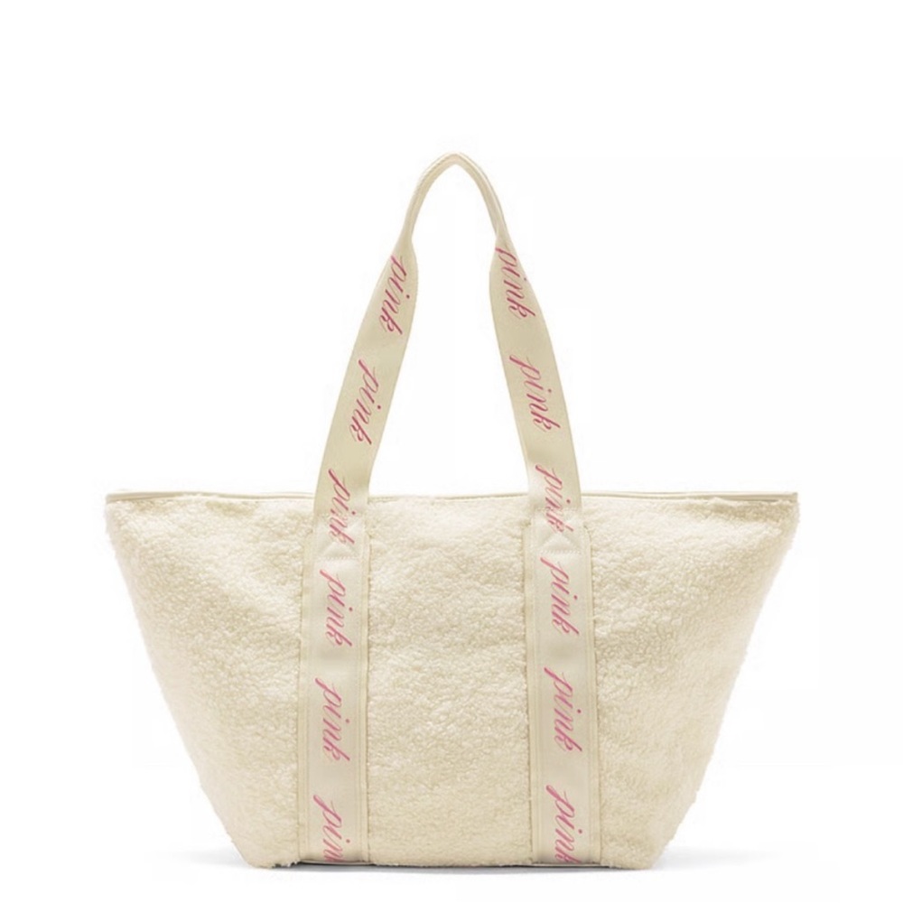 Victoria's Secret Cozy Fleece Plush Tote